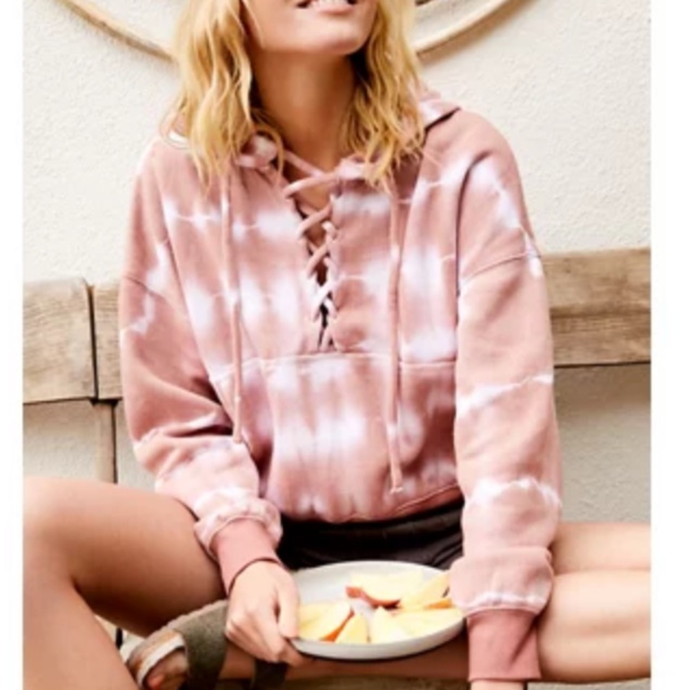 🎉3x HP!🎉 NEW Free People Tie Dye Believer hoodie M